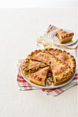 Lamb pie with cheese (Italy)