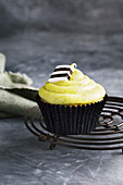 Lakritz-Pistazien-Cupcake