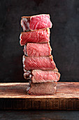Garstufen von perfektem Steak
