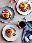 Pancakes with Quark and peaches
