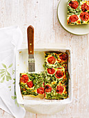 Roast tomato frittata