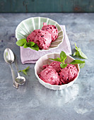 Quick berry ice cream (low carb)