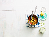 Vegetable couscous with mojo yoghurt