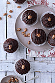 Hazelnut and nutella muffins
