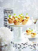 Sweet Potato, Mint and Goat Cheese Tartlet
