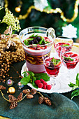 Christmas Berry and Ruby Cabernet punch