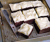 Brownies with frosting