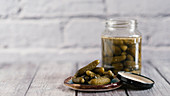 Pickled gherkins