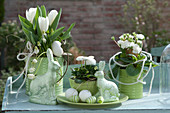 White-green Easter arrangement