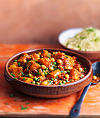 Vegetable tagine with couscous