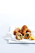 Bubble and squeak croquettes