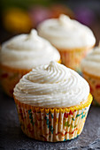 Cupcakes with Whipped Ricotta Frosting