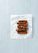 Energy bars with peanuts