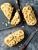 Banana and Peanut Butter Toast