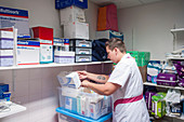 Nursing supplies room