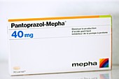 Pantoprazole antacid drug packaging