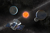 Transiting Exoplanet Survey Satellite, illustration