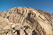 Rock formation, Segelsallskarpet, Greenland