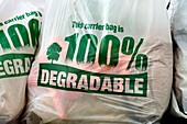 Biodegradable plastic bag