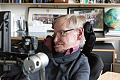 Stephen Hawking, British physicist