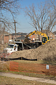Lead contamination removal, Detroit, USA