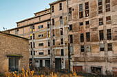 Derelict industrial building