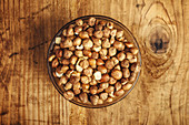 Hazelnuts in bowl