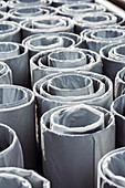 Industrial heat water pipes stack