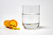 Medication and glass of water
