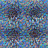 Multicoloured interconnecting circles, illustration