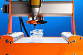 CNC milling machine in use