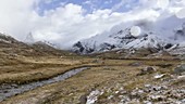 Greina mountain pass, Swiss Alps, time-lapse footage