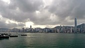 Hong Kong harbour, timelapse