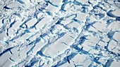 Crevassed glacier, Antarctica