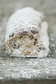 Stollen with icing sugar