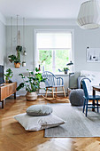 Bright Scandinavian-style living room