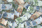 Euro banknotes, illustration