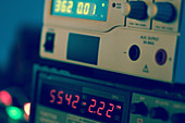 Electronic measuring instrument display