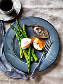 Soft Boiled Eggs with Asparagus Soldiers