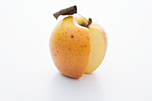 A Goldrush apple, sliced