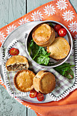 Little Pork Pies with dried Apricots