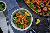 Spicy Shrimp Salad with Mint