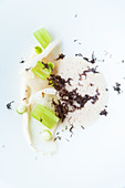 Celery and apple with perigord truffles