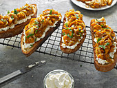 Jean-Georges Vongerichten’s Kabocha Yellow Squash on Country Toast with Ricotta Cheese