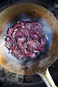 Caramelised shallots in port