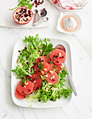 Ruby Grapefruit, Pomergranate and Endive Salad