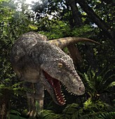 Tyrannosaurus dinosaur, illustration