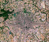 Beijing, China, 2016, satellite image