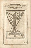 Astronomical sextant, illustration