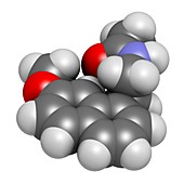 Agomelatine antidepressant drug molecule
